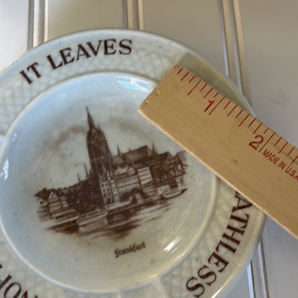 Vintage Smirnoff Vodka ashtray VINTAGE 5”  Frankfurt - Picture 7 of 8